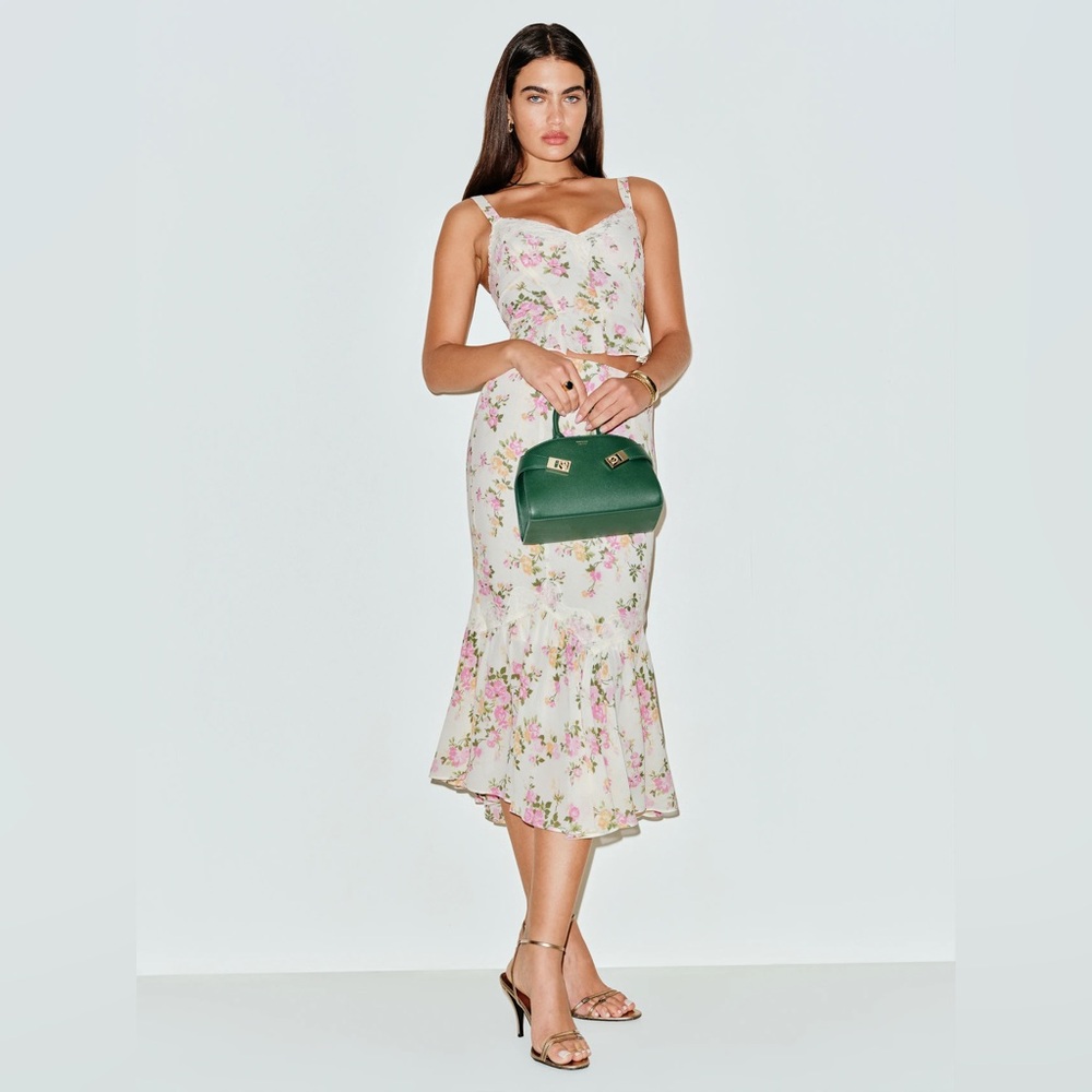 Reformation Sarita Two Piece in Posy. Brand new without tags,  never worn.